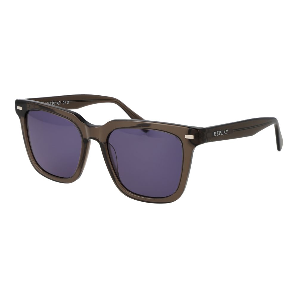 Brown Plastic Sunglasses