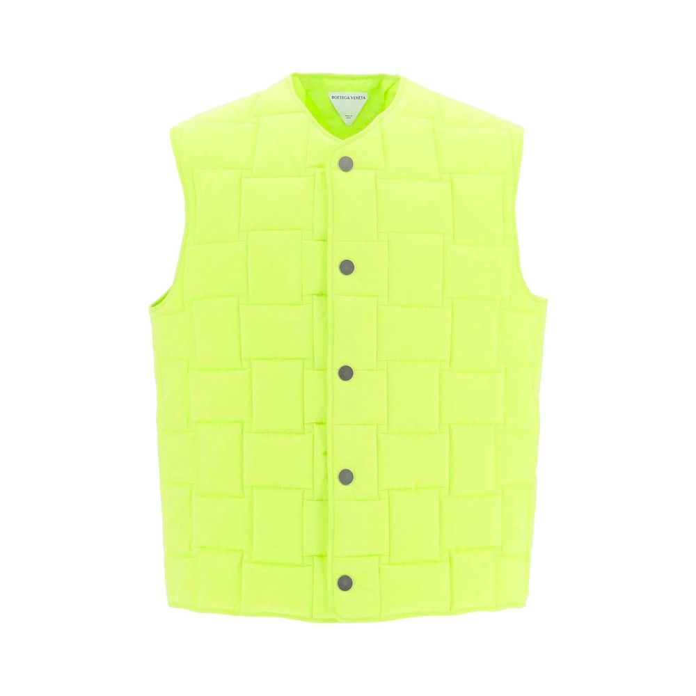 Bicolor Polyamide Sleeveless Jacket