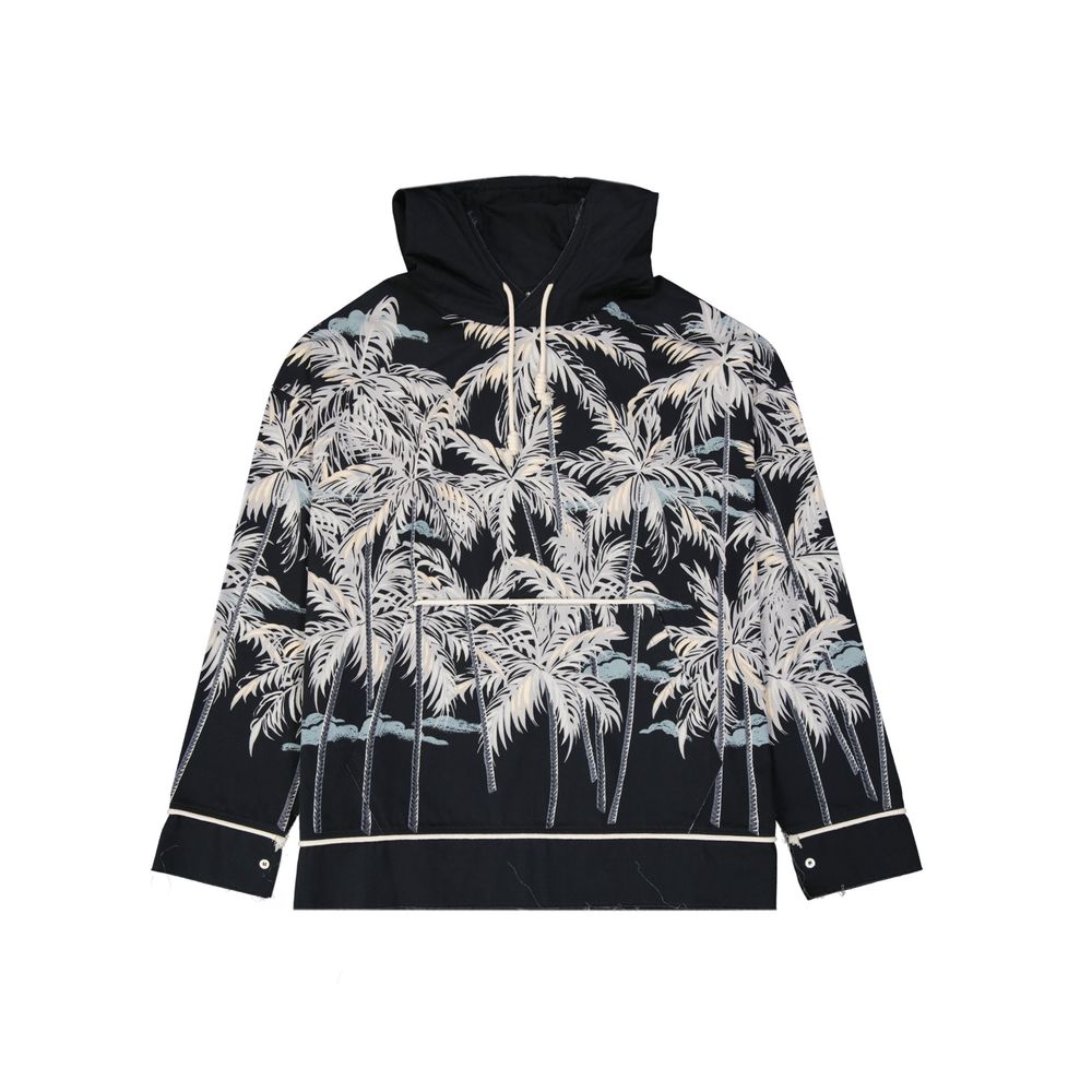 Black Cotton Sweatshirt