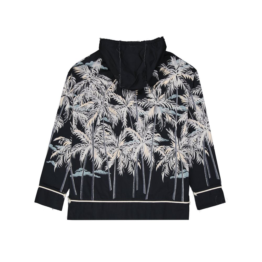 Black Cotton Sweatshirt