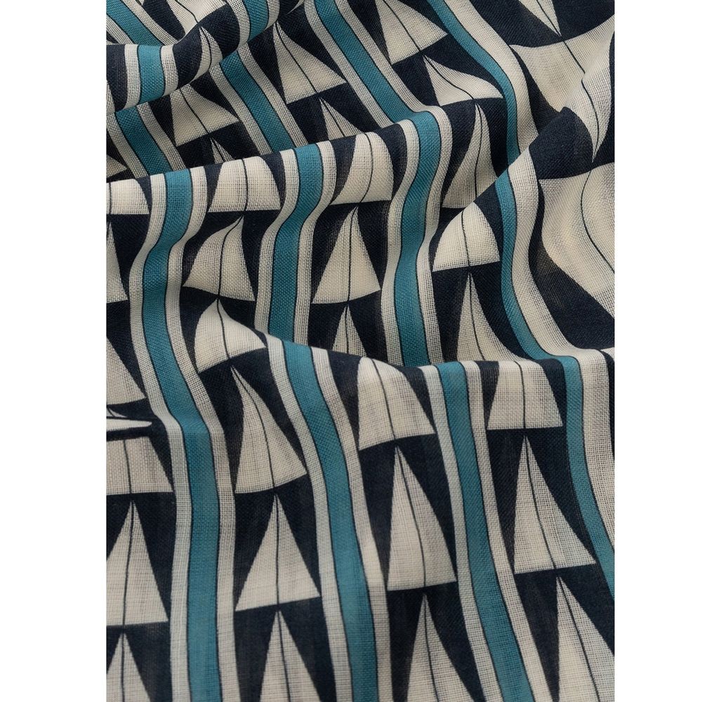 Blue Wool Foulard
