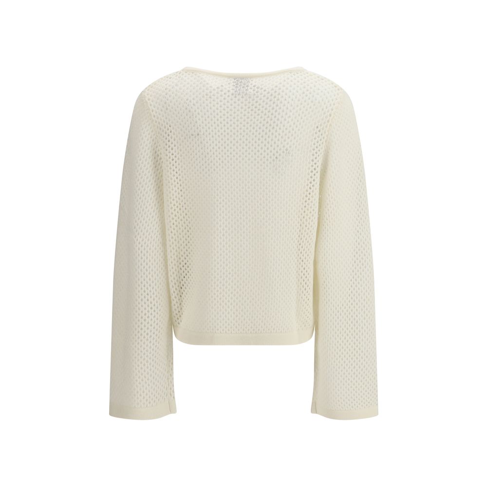 White Wool Sweatshirt
