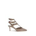 Multicolor Calf Leather Bos Taurus Mid Heel Pumps
