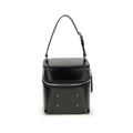 Black Calf Leather Bos Taurus Backet Bag
