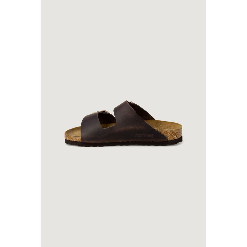 Brown Synthetic Flat Sandals