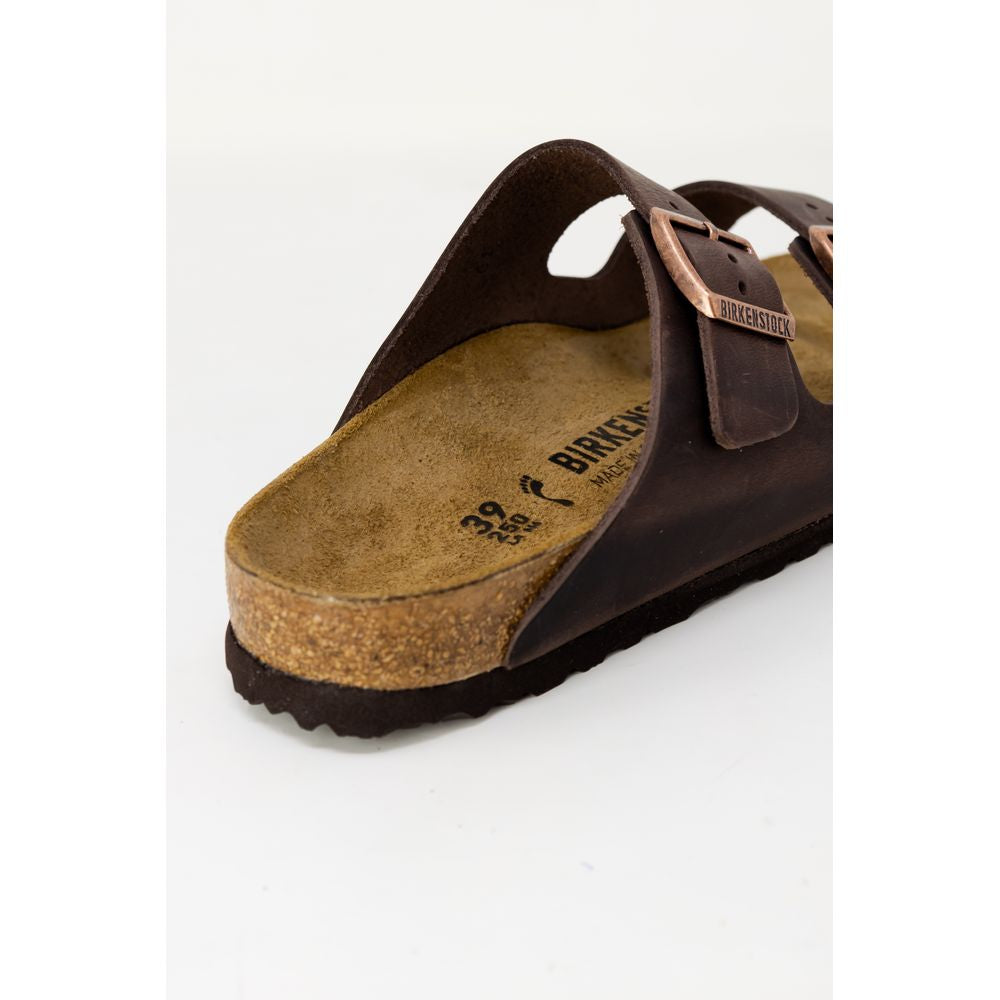 Brown Synthetic Flat Sandals
