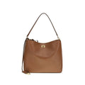 Beige Calf Leather Bos Taurus Shoulder Bag