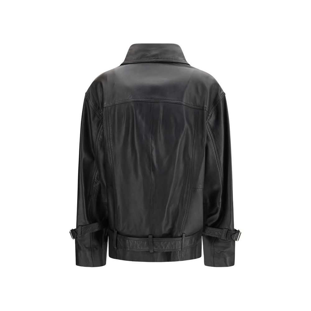 Black Lambskin Leather Jacket