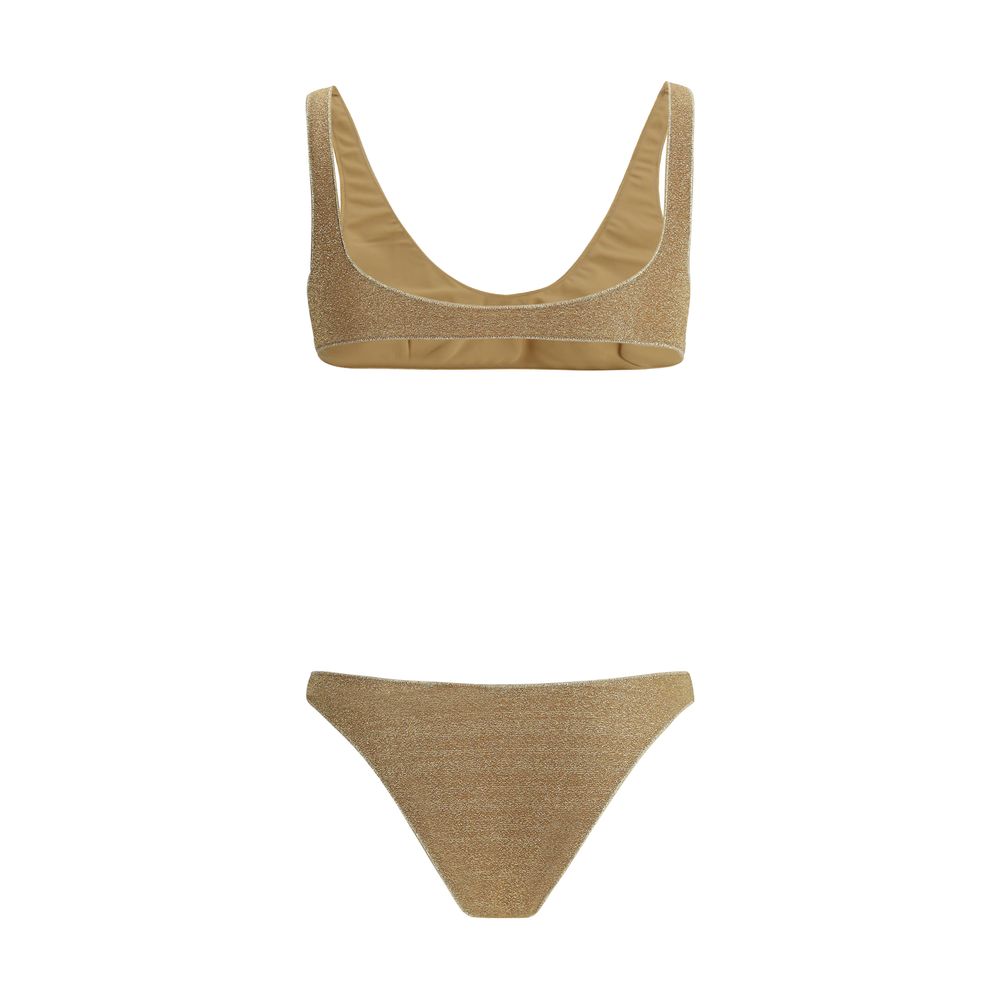 Gold Polyamide Bikini
