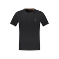 Black Cotton Men T-Shirt