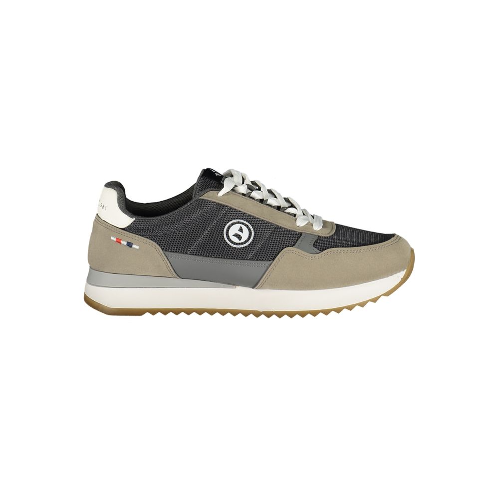 Gray Polyurethane Men's Sneaker