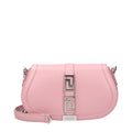 Pink Leather Shoulder Bag