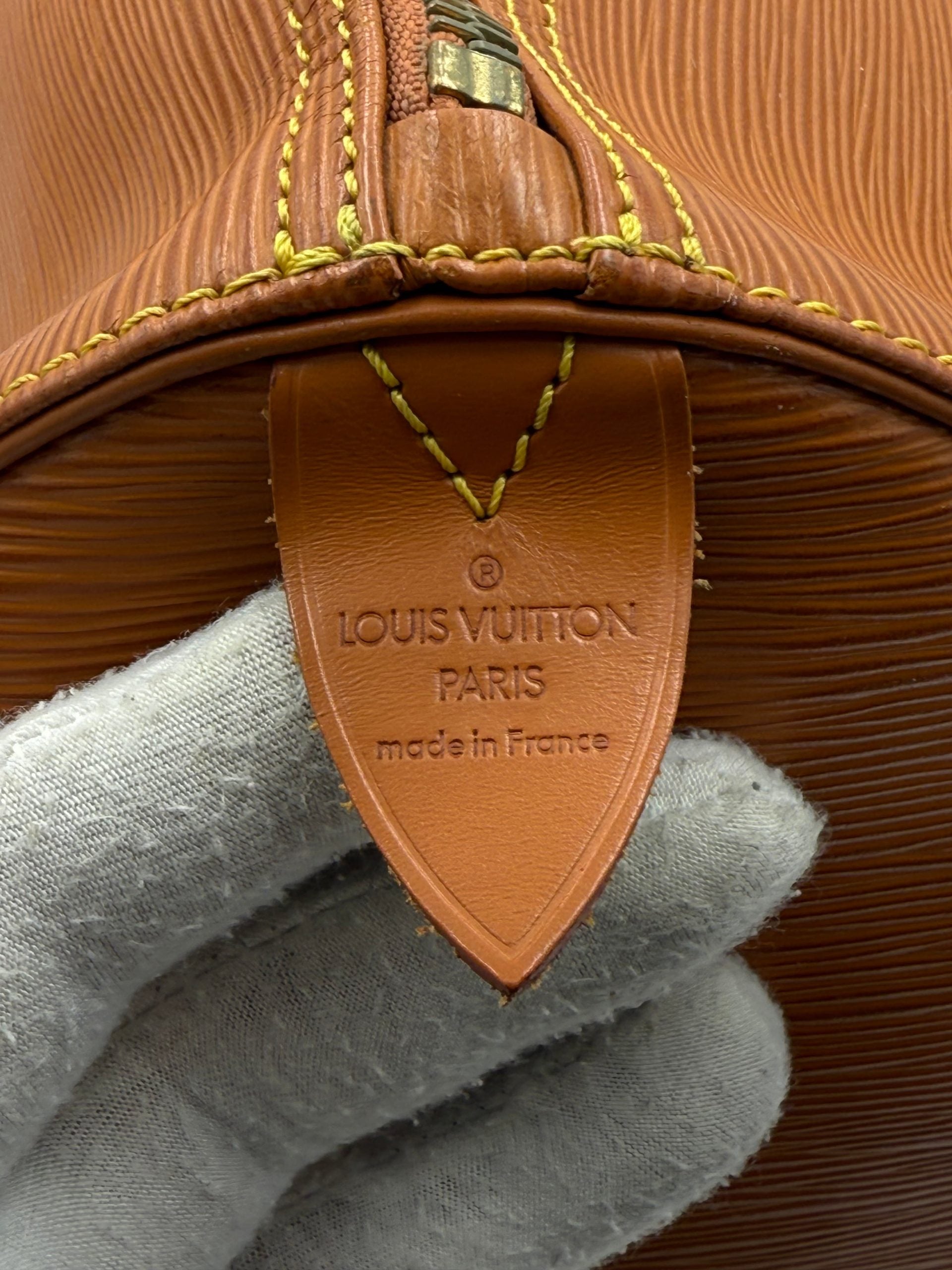 LOUIS VUITTON KEEPALL 50 in Brown EPI Leather Handbag