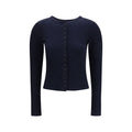 Blue Cotton Cardigan