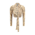 Beige Recycled Polyester Blouse