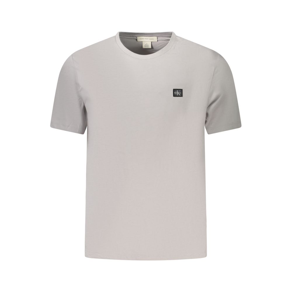 Gray Cotton Men's T-Shirt