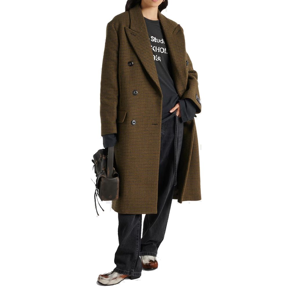 Brown Fibers Coat
