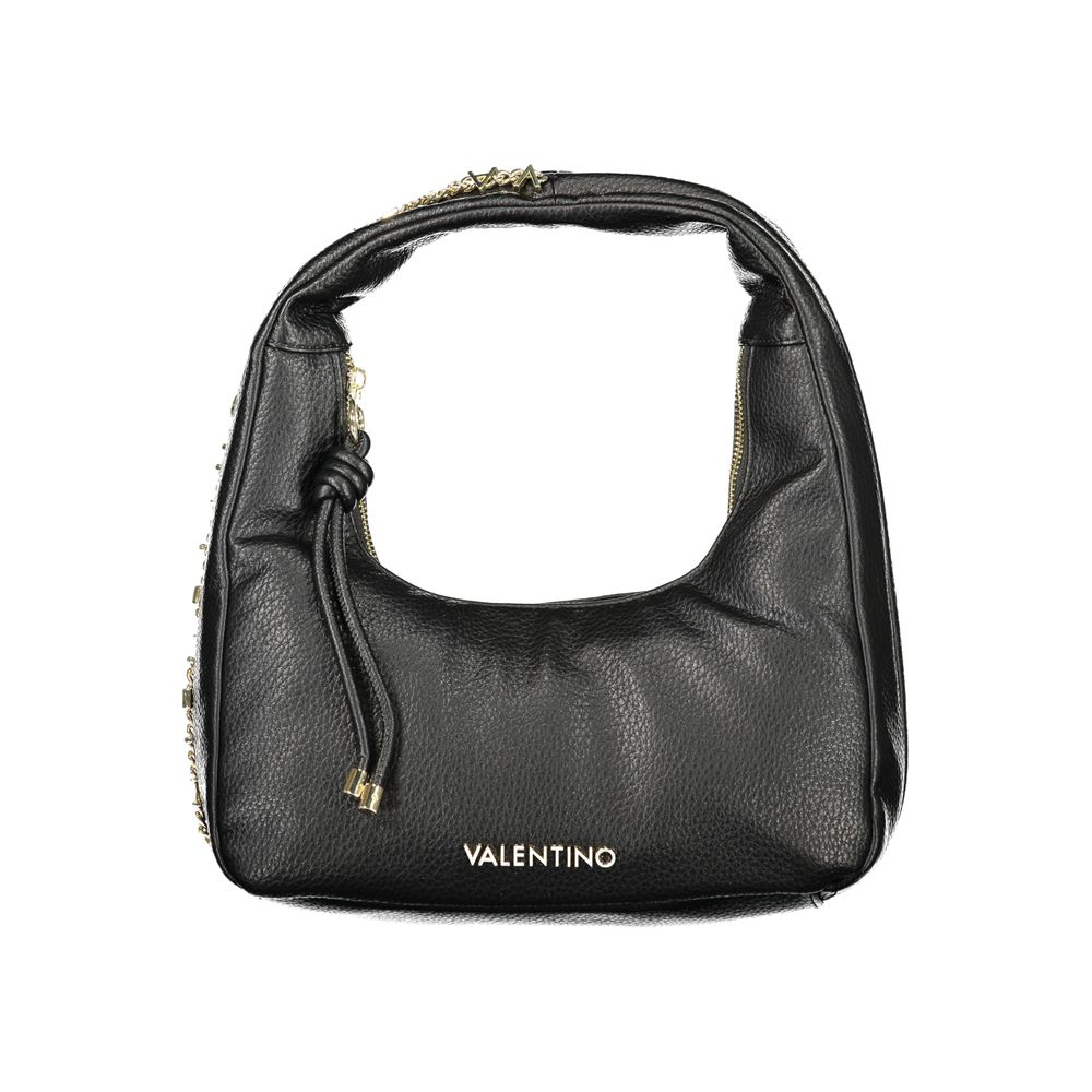 Black Polyurethane Women's Bag