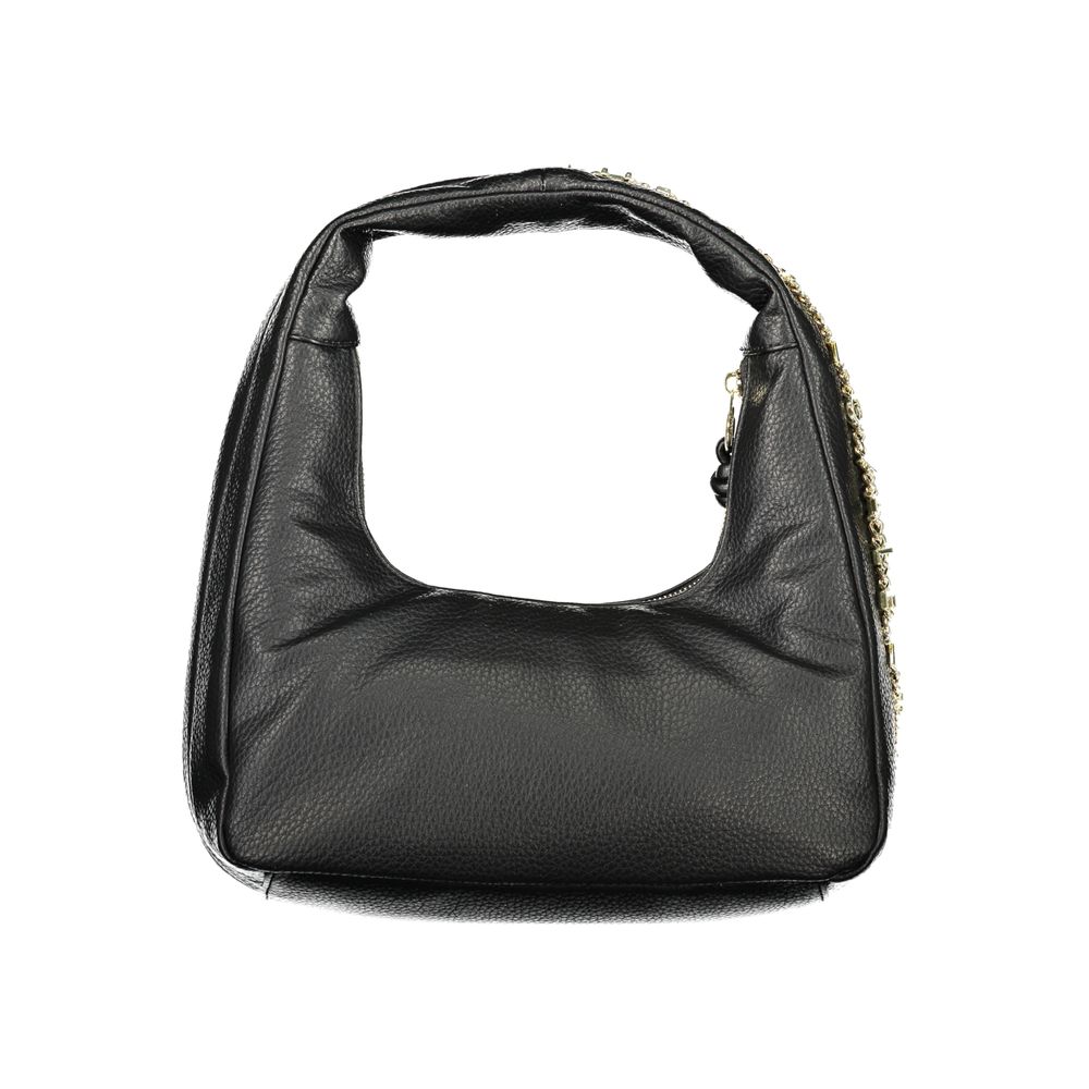 Black Polyurethane Women's Bag
