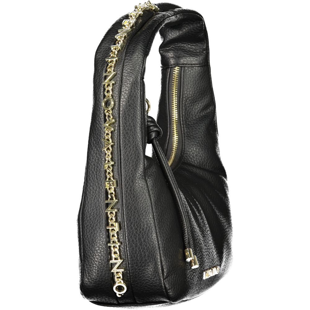 Black Polyurethane Women's Bag