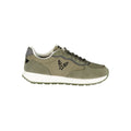 Green Poliestere Mens Sneaker