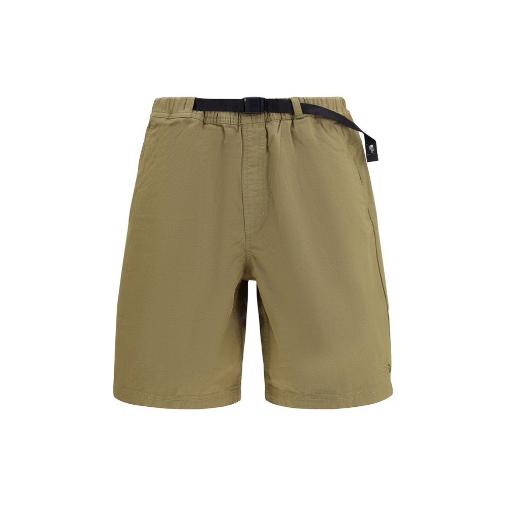 Bicolor Cotton Bermuda Shorts