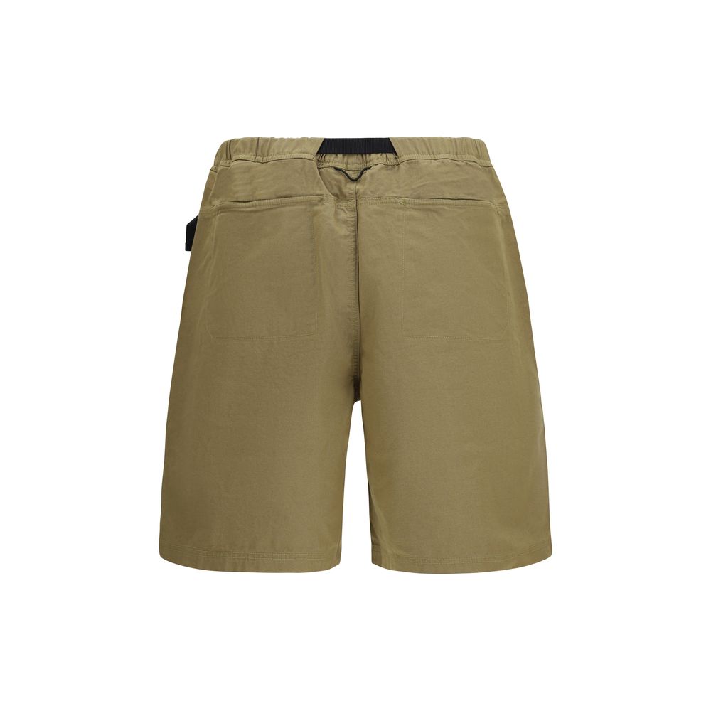 Bicolor Cotton Bermuda Shorts