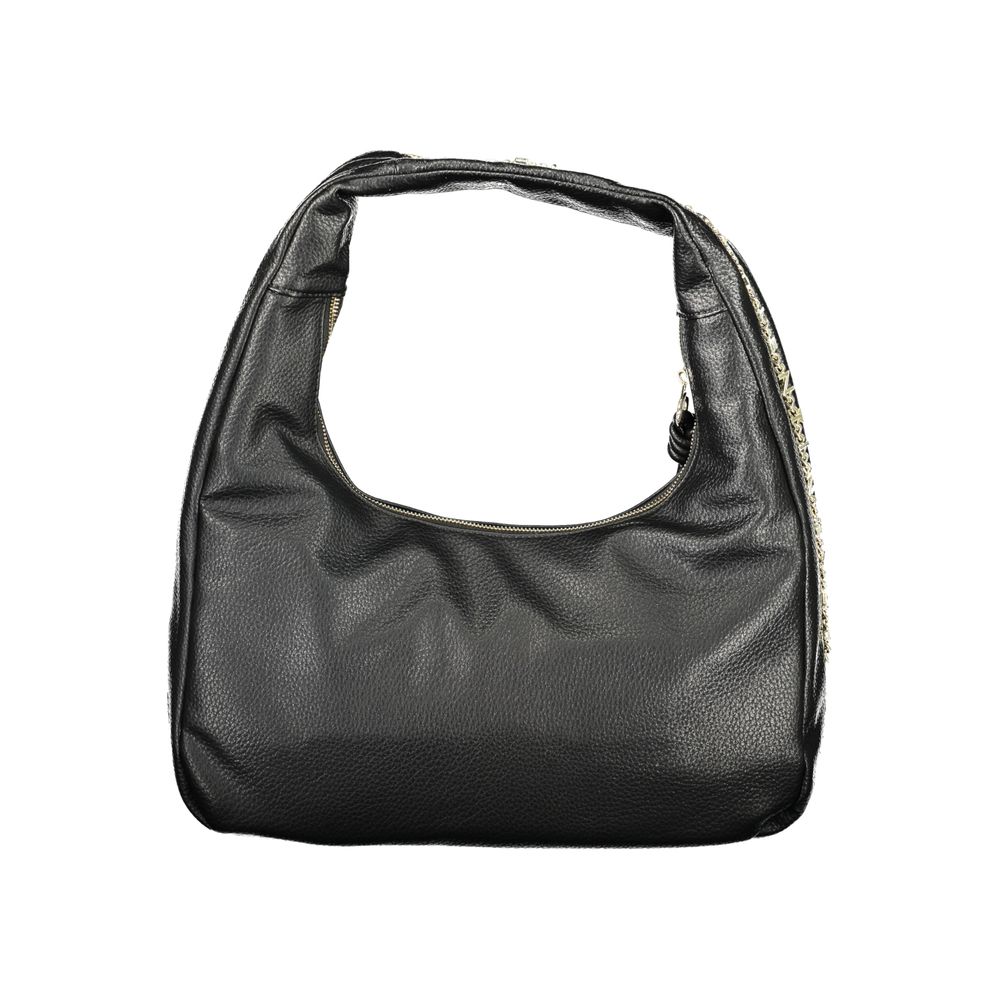 Black Polyurethane Women's Bag