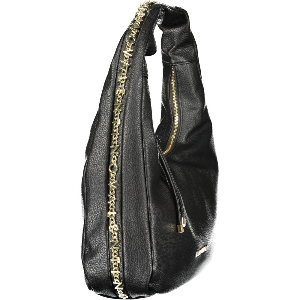 Black Polyurethane Women's Bag