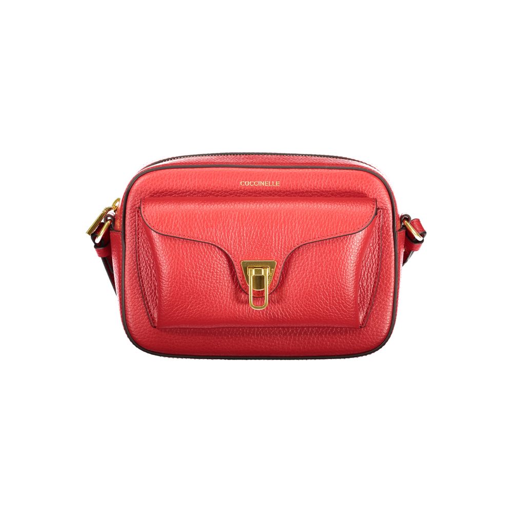 Rosso Leather Women's Bag with Adjustable Strap and Pockets