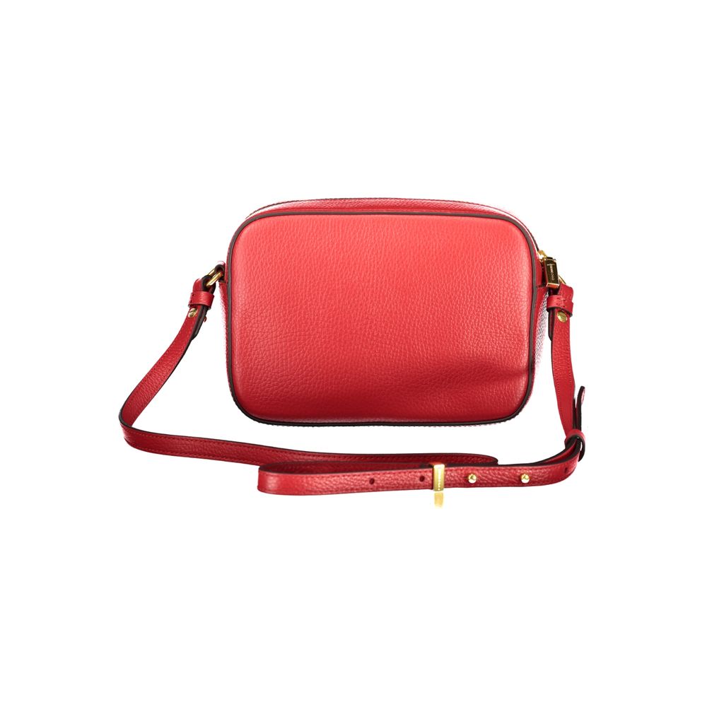 Rosso Leather Women's Bag with Adjustable Strap and Pockets