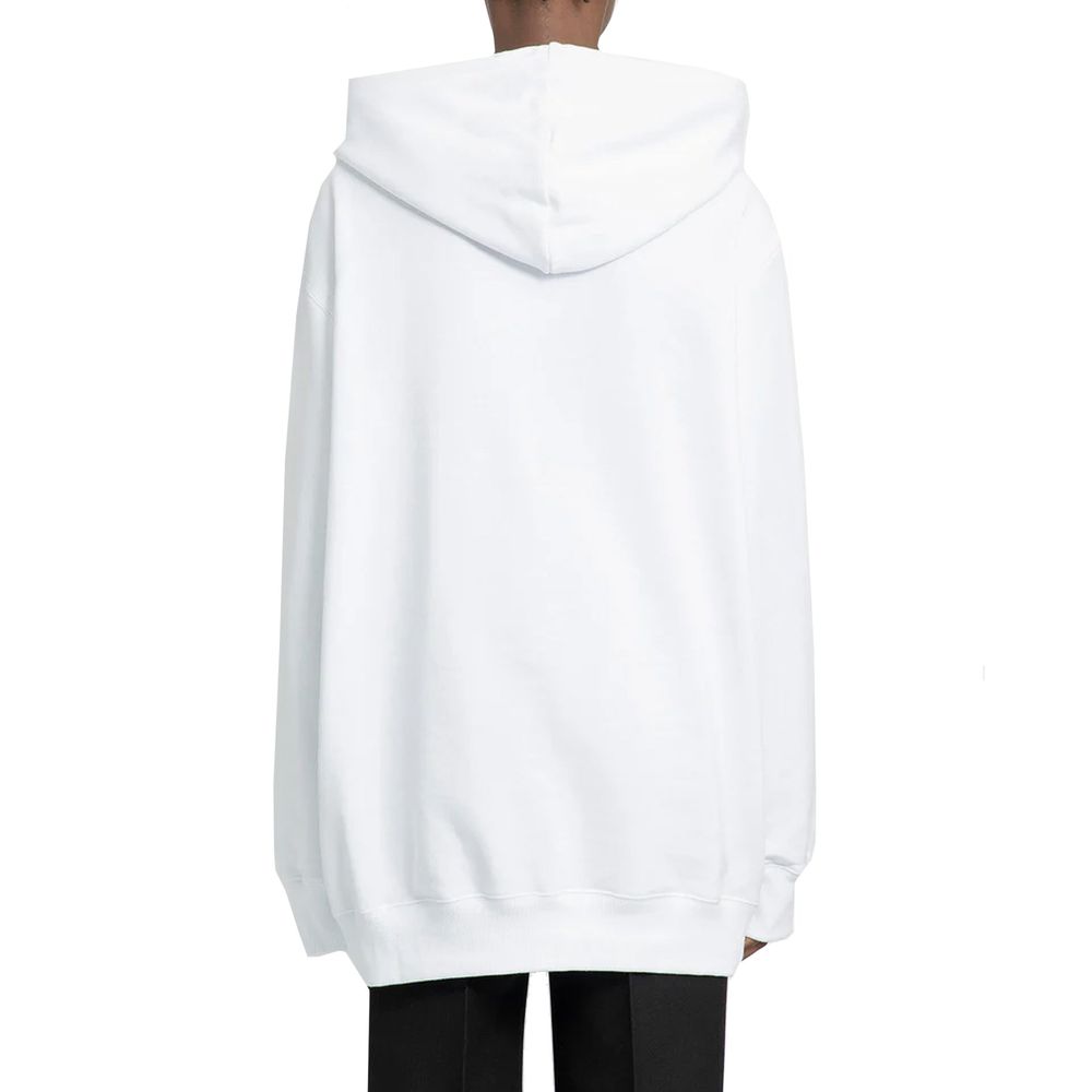 White Cotton Sweatshirt