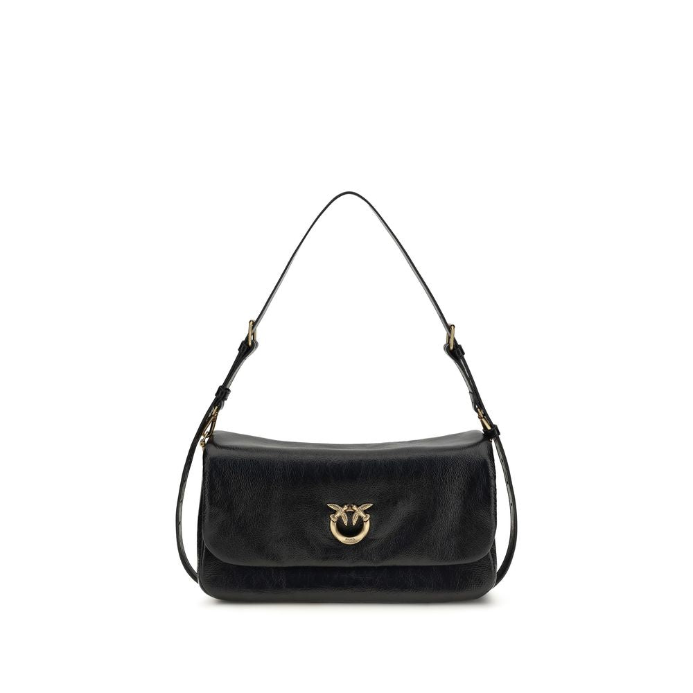 Black Calf Leather Bos Taurus Shoulder Bag