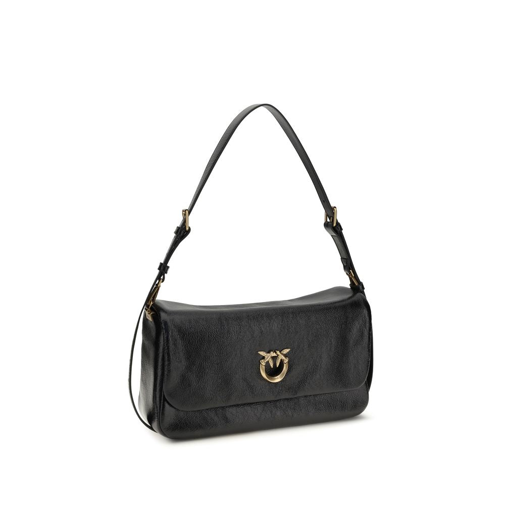 Black Calf Leather Bos Taurus Shoulder Bag