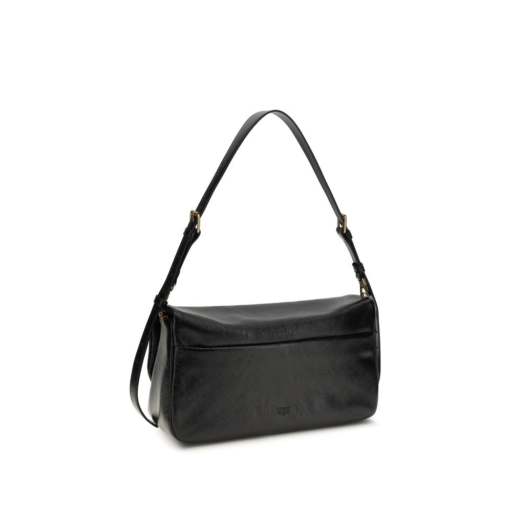 Black Calf Leather Bos Taurus Shoulder Bag
