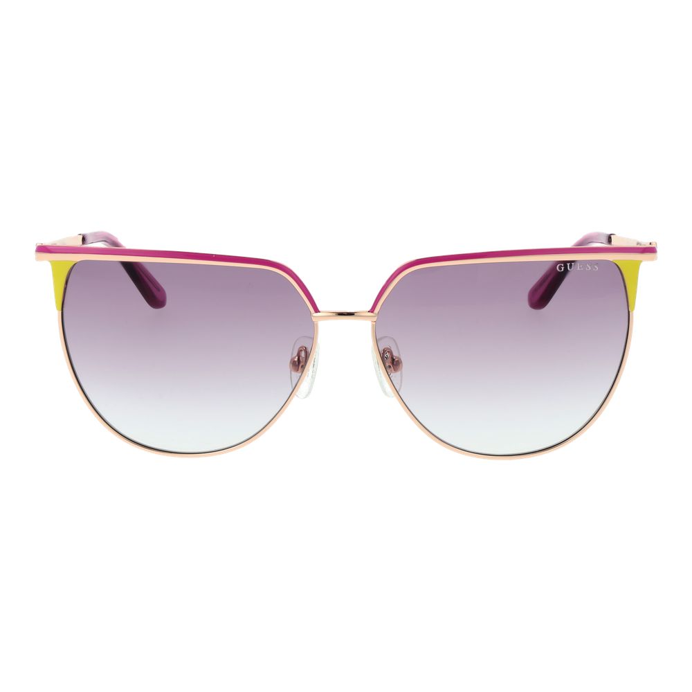 Rose Gold Metal Sunglasses