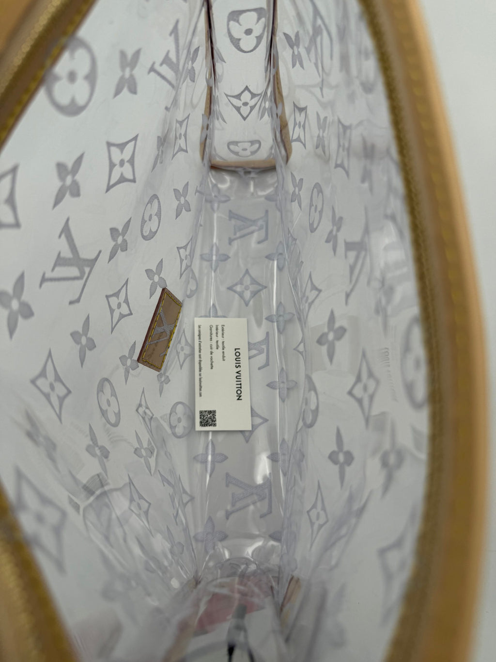 LOUIS VUITTON Monogram Transparent Pochette