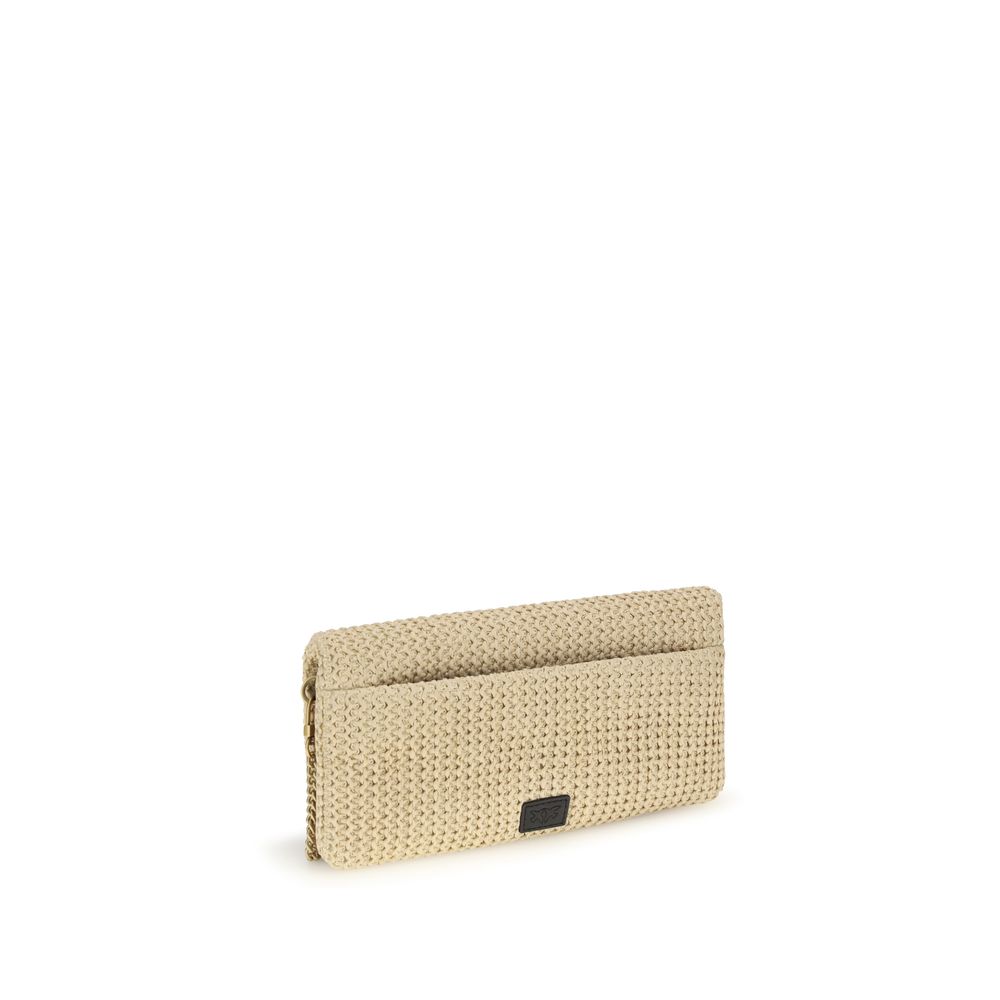 Beige Polypropylene Shoulder Bag