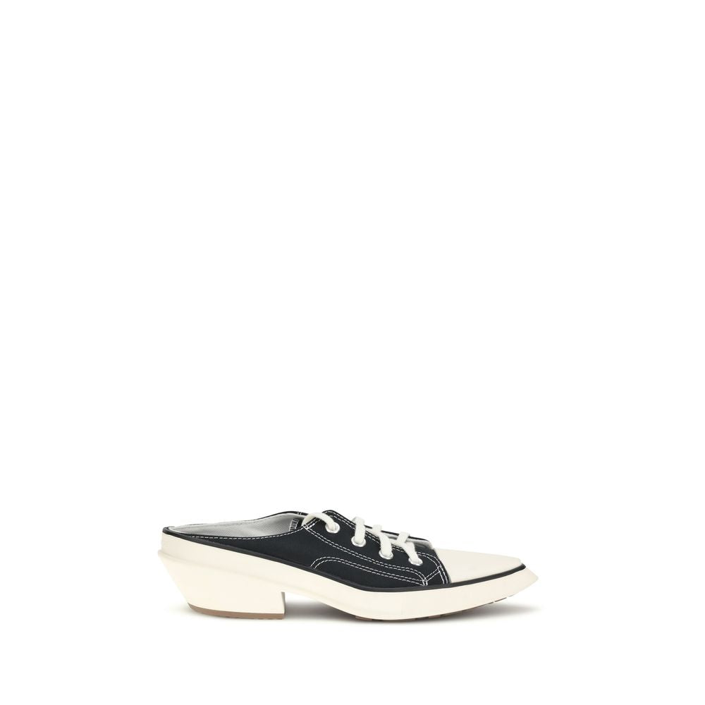 Black Fabric Sneakers