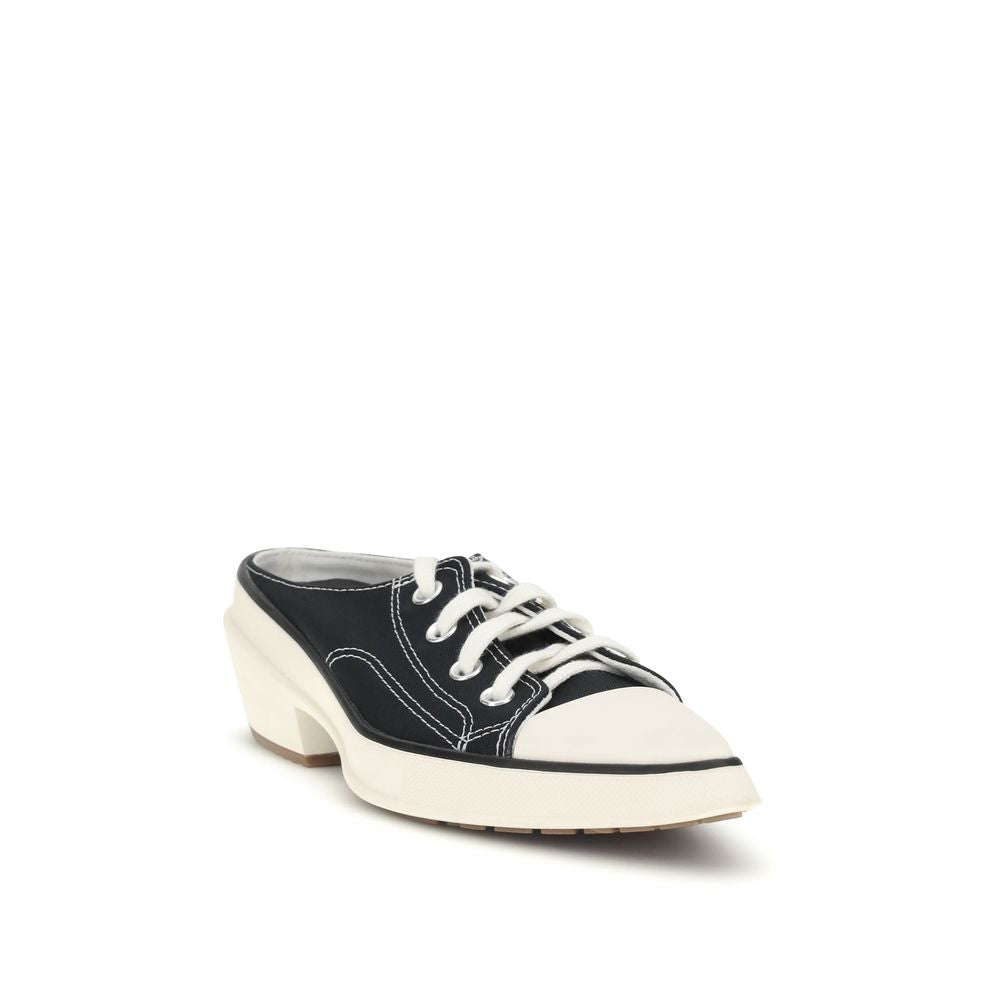 Black Fabric Sneakers