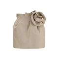 Beige Linen Mini Skirt