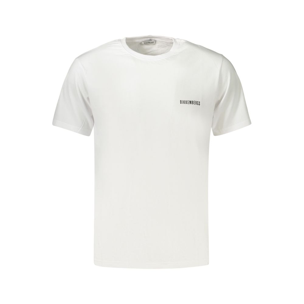 White Cotton Men's T-Shirt