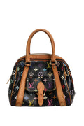 Black Monogram Multicolor Canvas Priscilla Handbag