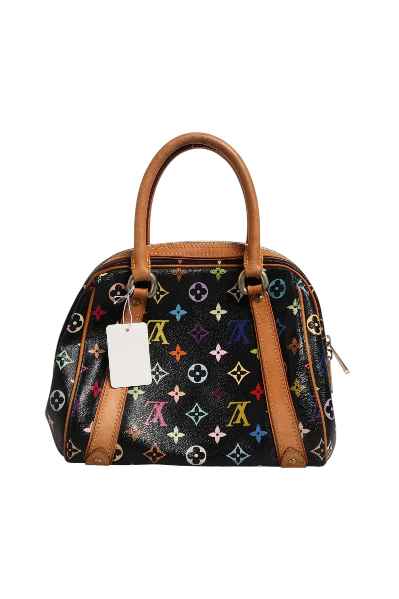 Black Monogram Multicolor Canvas Priscilla Handbag