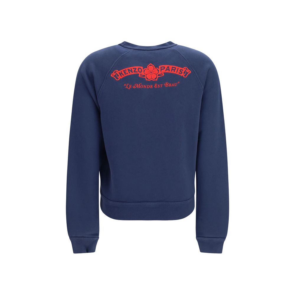 Blue Cotton Sweatshirt