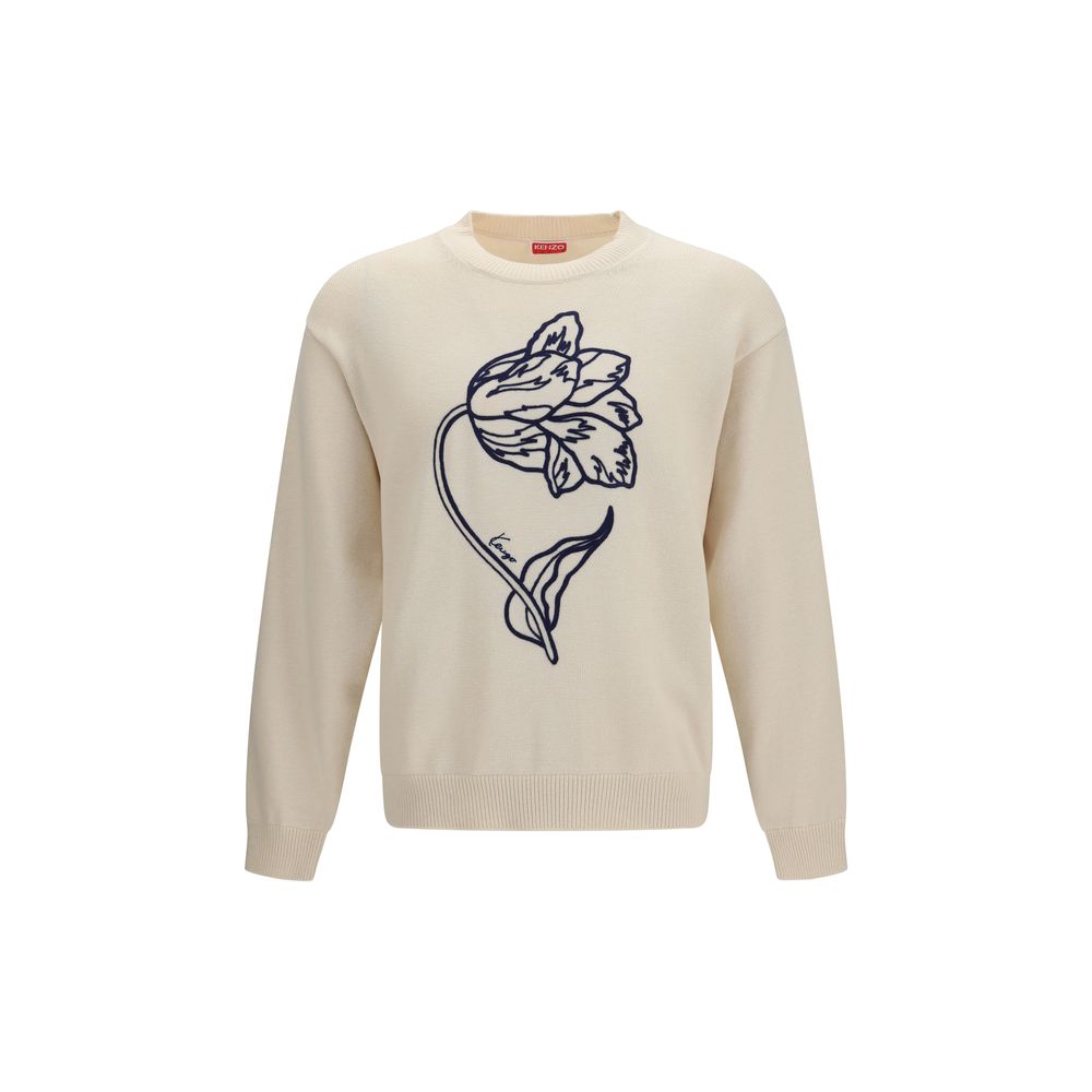 Beige Cotton Sweatshirt