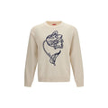 Beige Cotton Sweatshirt