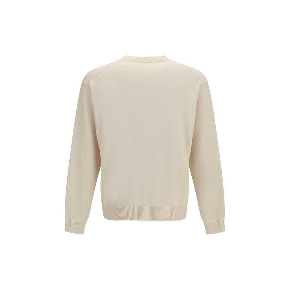 Beige Cotton Sweatshirt