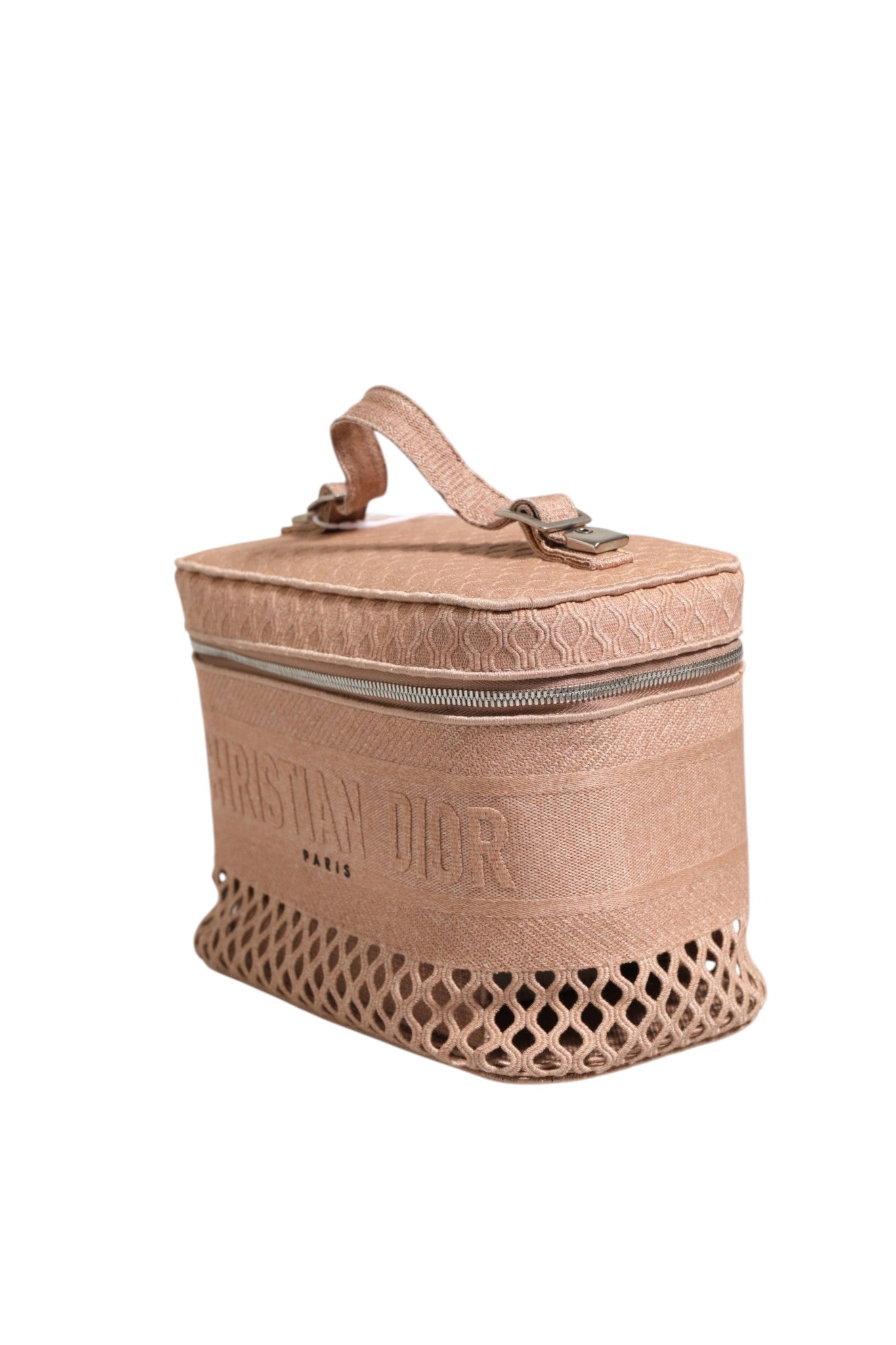 Mesh Embroidered Dior travel Vanity Case