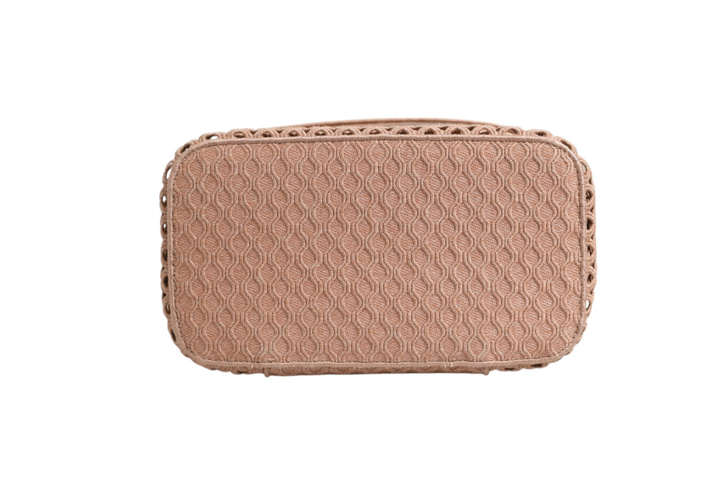 Mesh Embroidered Dior travel Vanity Case